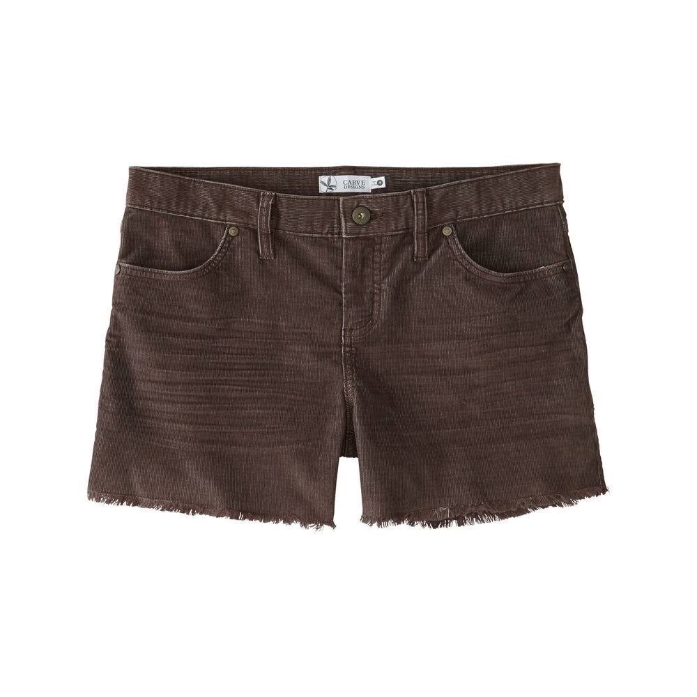 Carve Design Corduroy Shorts Brown